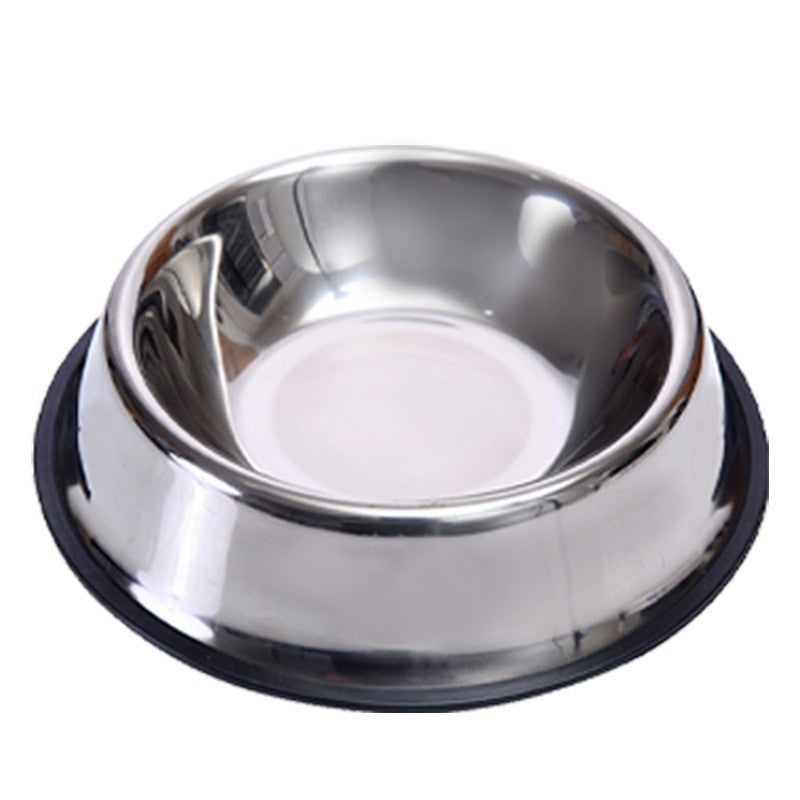 Stainless Steel Pet Bowls - Three Styles - Plain
