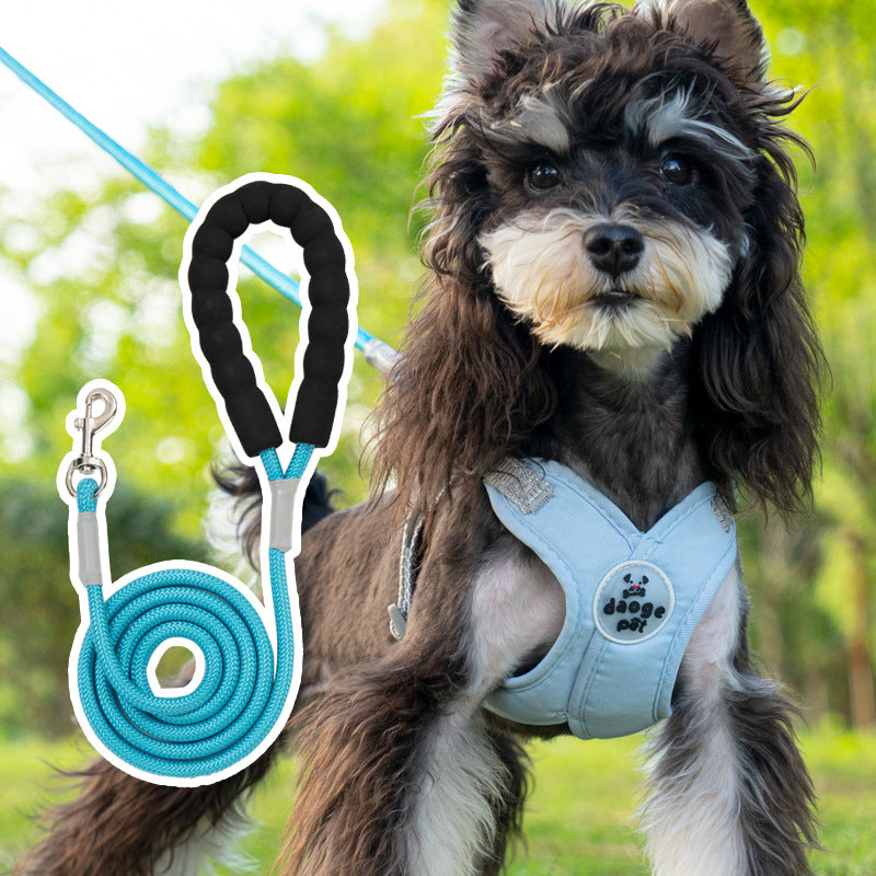 X-Style Reflective Dog Harness & Leash Sets - X-Style Blue / Round Leash / 1.5 (Unit Unspecified)