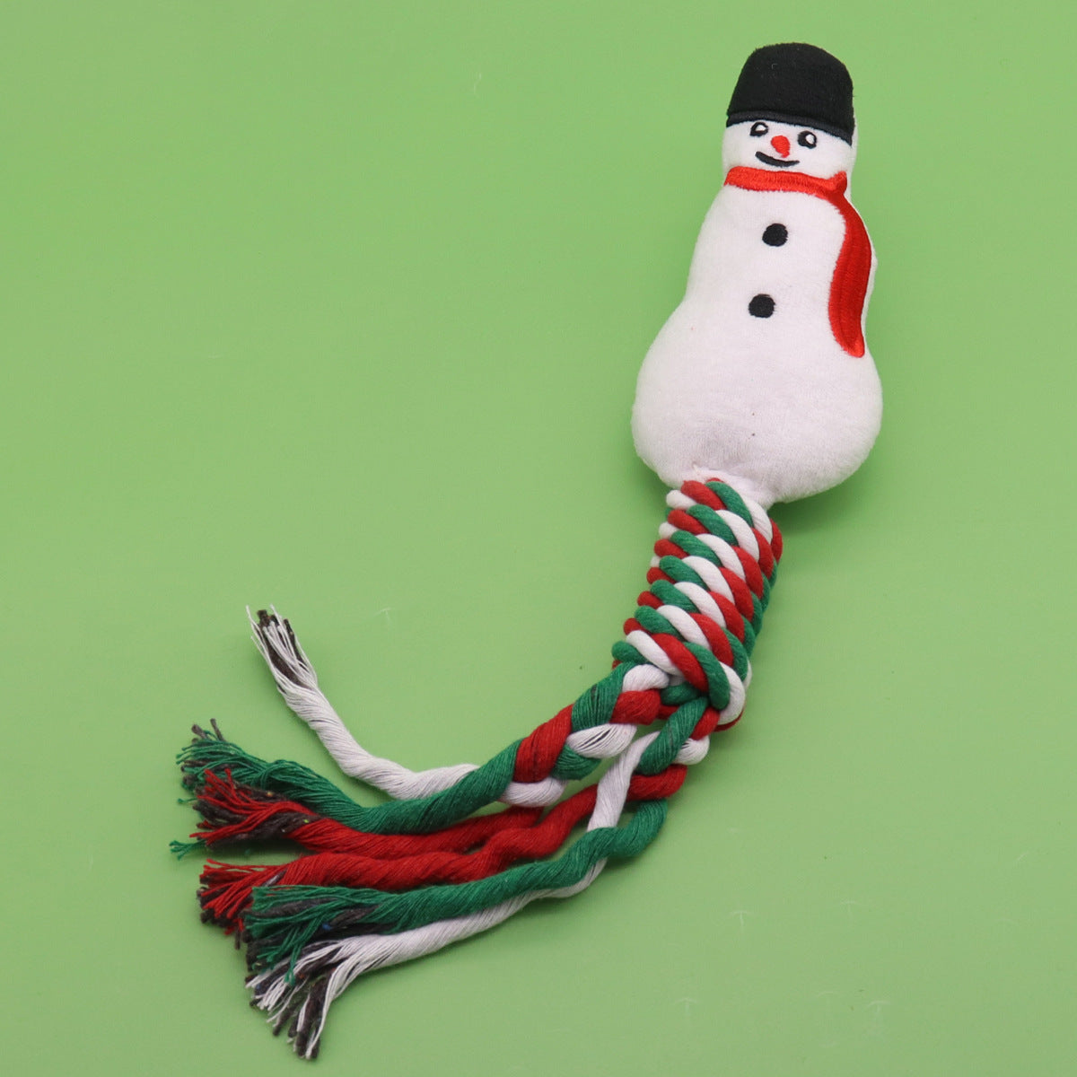 Christmas Rope Dog Toys - Snowman