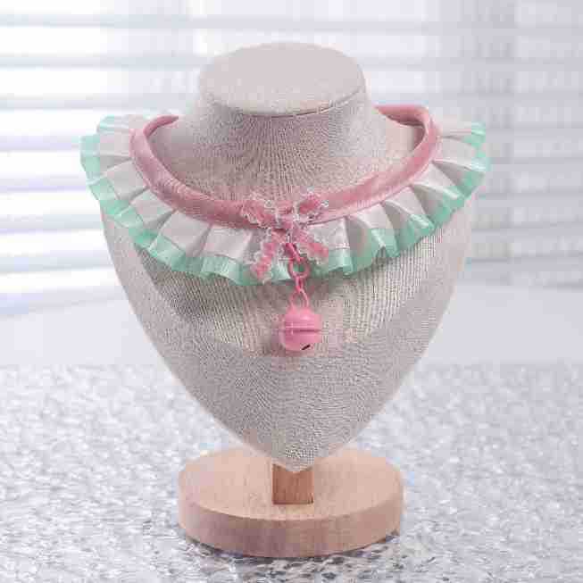Lace Pet Collars - Butterfly, Pink & Chocolate - Spring Butterfly