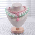 Lace Pet Collars - Butterfly, Pink & Chocolate - Spring Butterfly