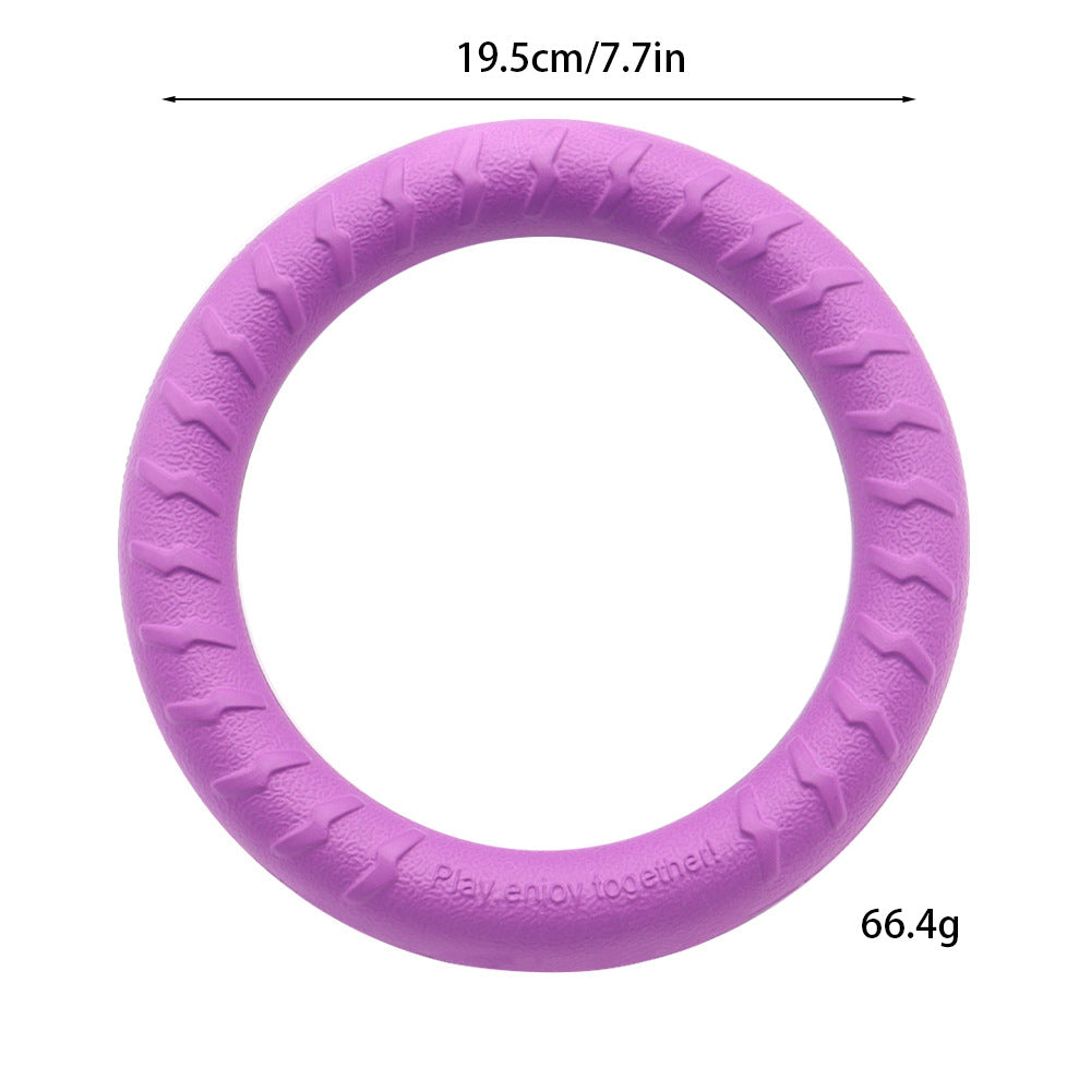 EVA Dog Balls, Rings and Fetch Toys - Small Purple Ring