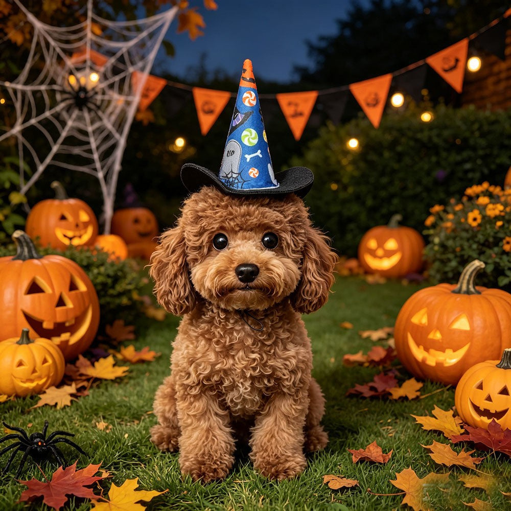 Halloween Pet Costume Accessories – Hats, Wings & Sets - Hat 3 / One Size