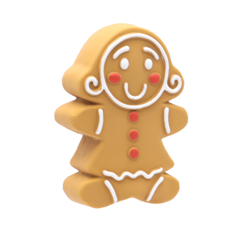 Christmas Latex Squeaky Dog Toys - Girl