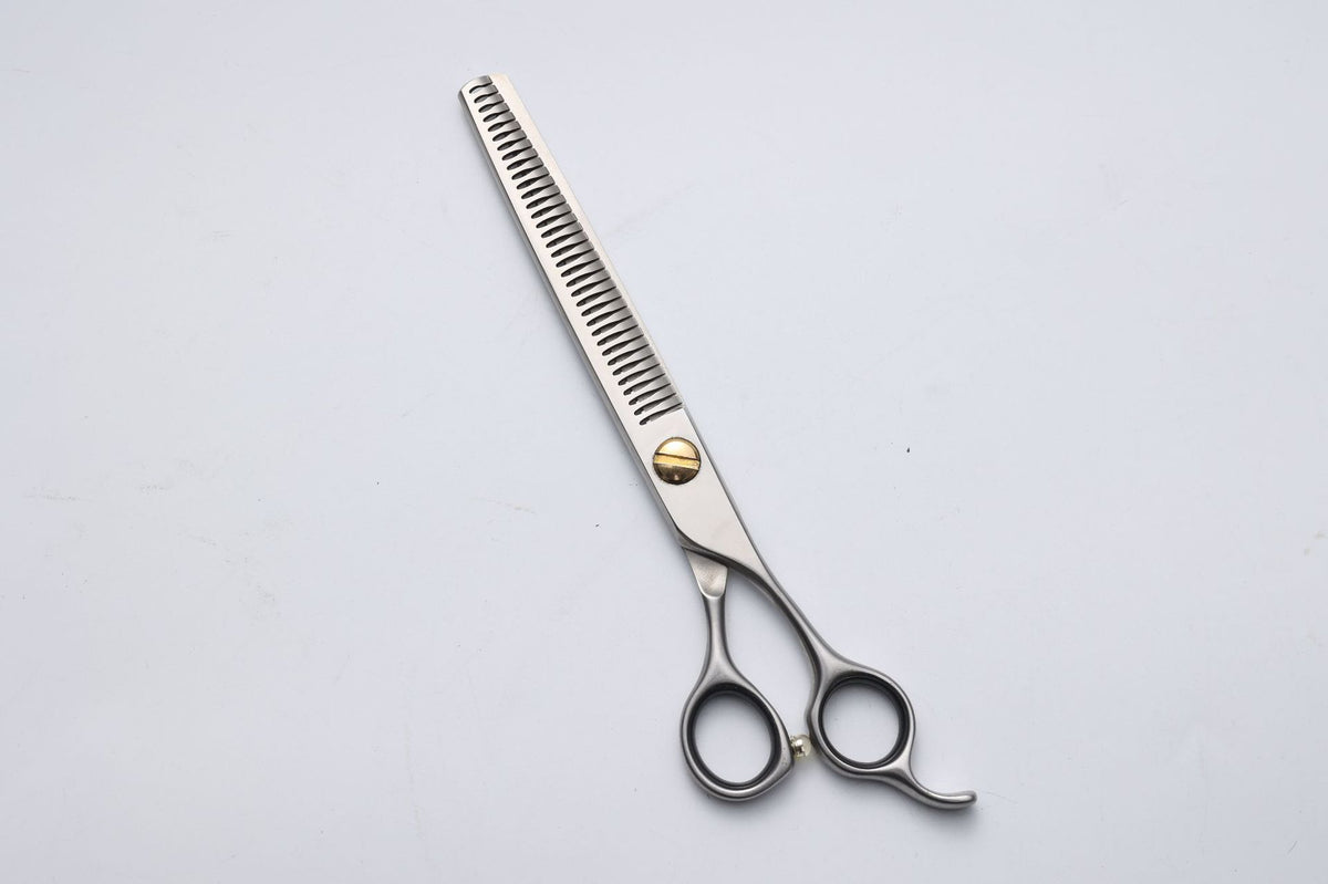 440C Stainless Steel Pet Grooming Shears & Sets - 011 7 inch Fishbone Shears