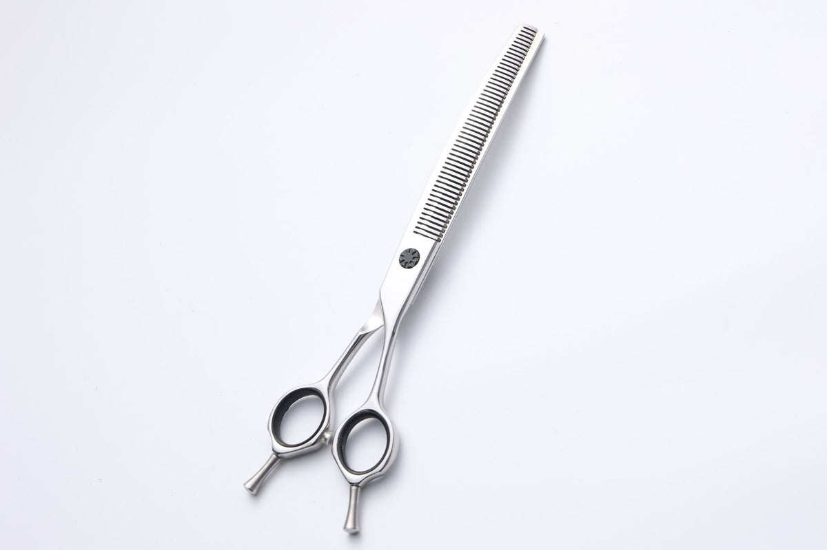 440C Stainless Steel Pet Grooming Shears & Sets - H003 7 inch Curved Thinning Shears