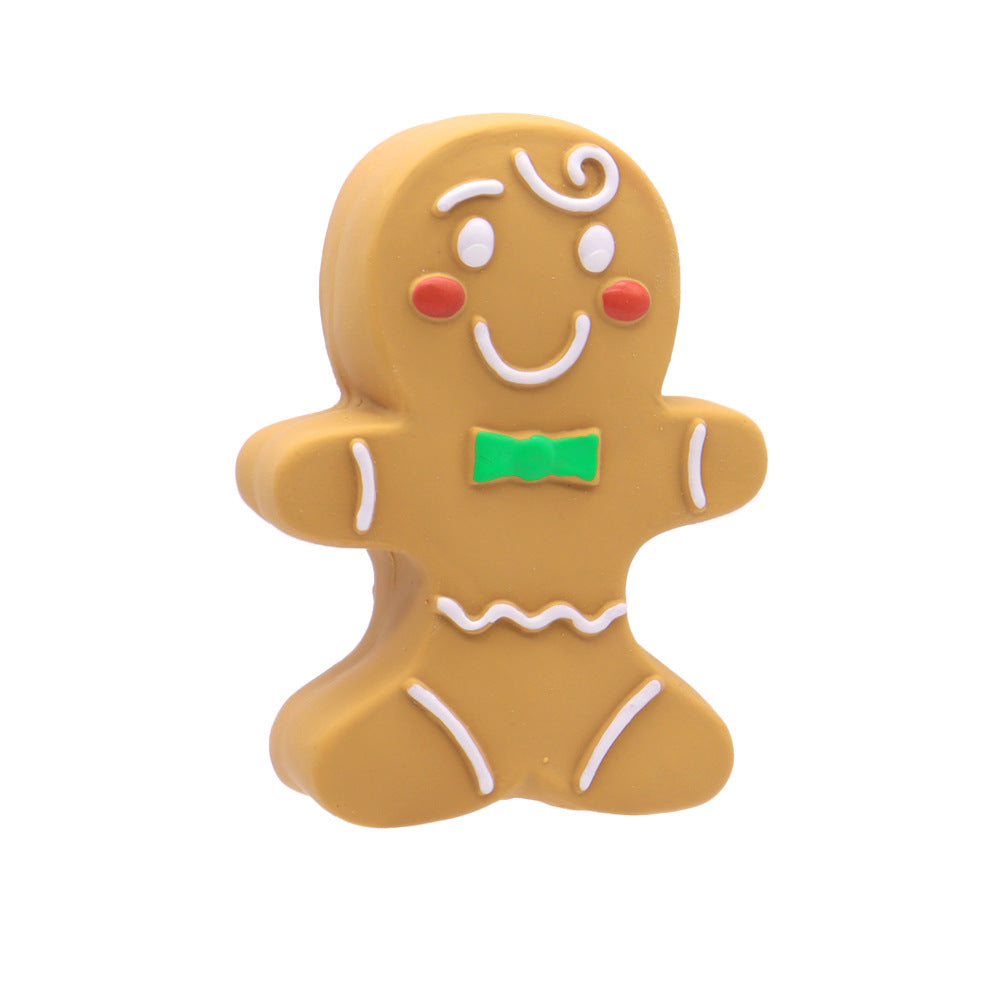 Christmas Latex Squeaky Dog Toys - Boy