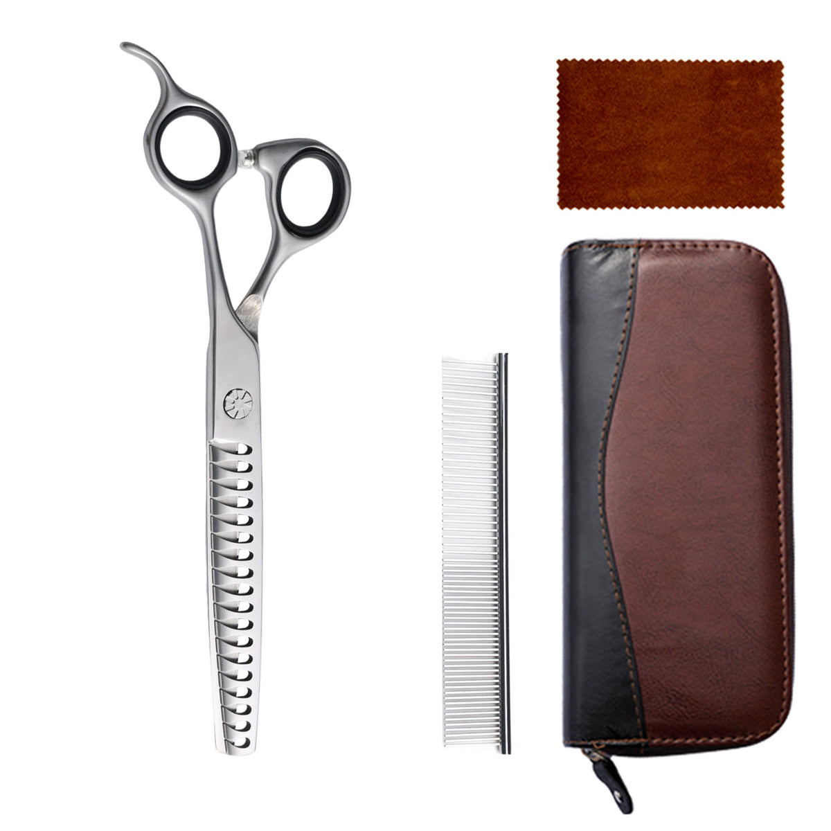 440C Stainless Steel Pet Grooming Shears & Sets - H014 Set