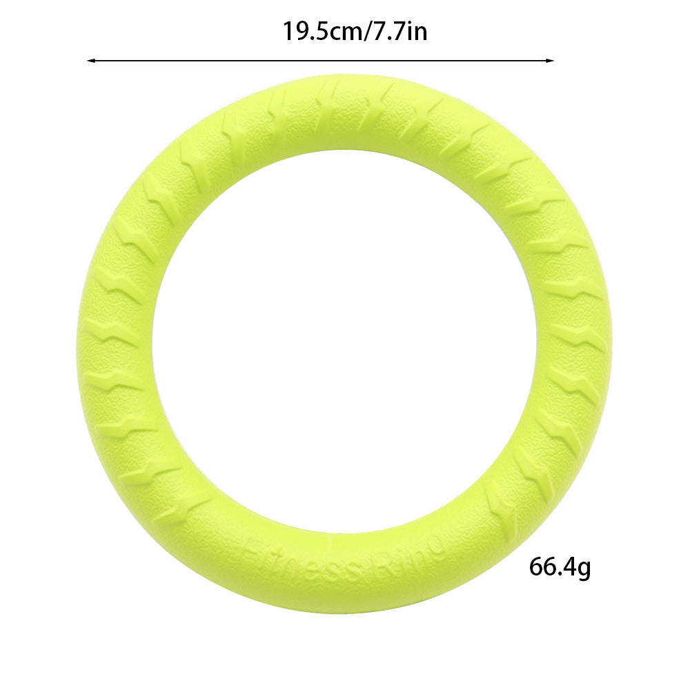 EVA Dog Balls, Rings and Fetch Toys - Small Green Ring