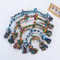 Knotted Cotton Rope Dog Toys - Tug & Chew Collection - 3 Knots - Random Color