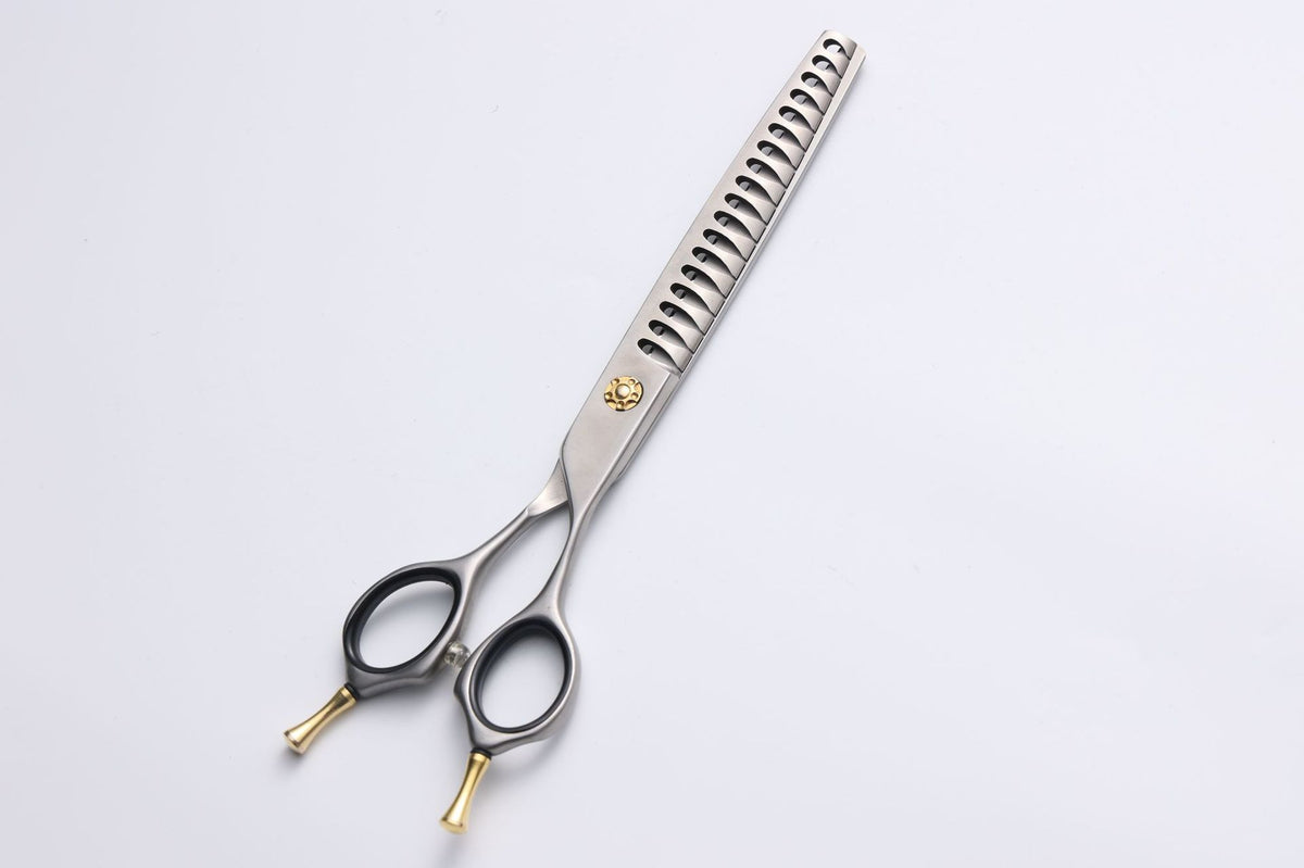 440C Stainless Steel Pet Grooming Shears & Sets - H006 7 inch Fishbone Shears