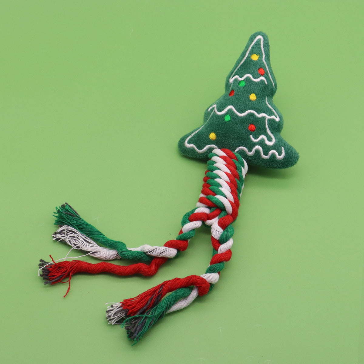 Christmas Rope Dog Toys - Christmas Tree