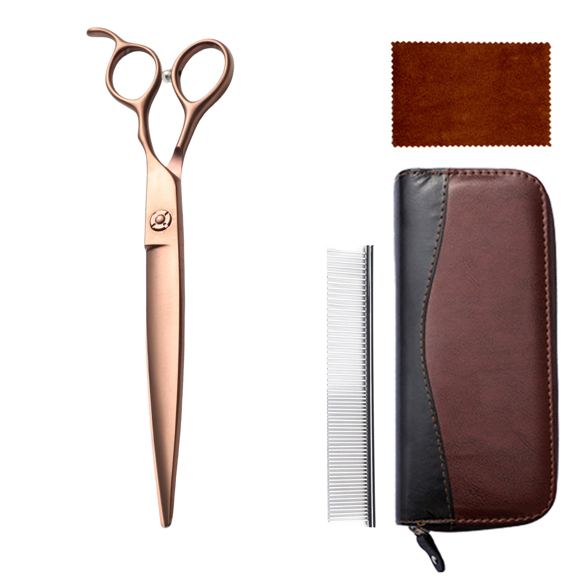 440C Stainless Steel Pet Grooming Shears & Sets - H012Gold Set
