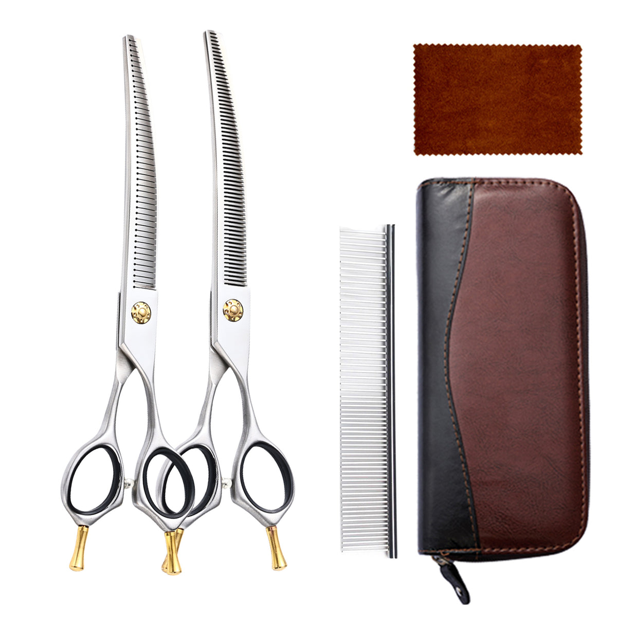 440C Stainless Steel Pet Grooming Shears & Sets - H005 Set