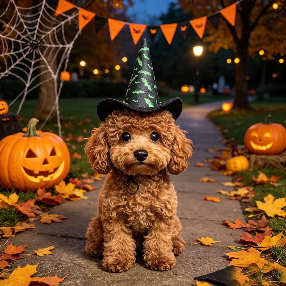 Halloween Pet Costume Accessories – Hats, Wings & Sets - Hat 2 / One Size