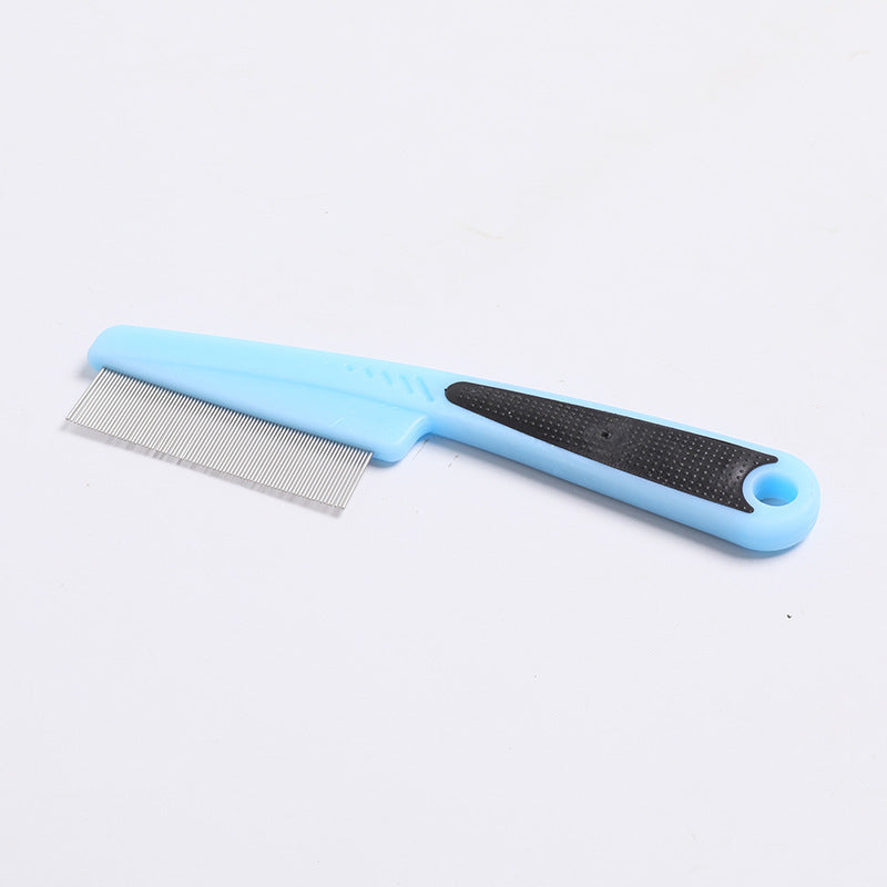 Pet Grooming Combs & Dematting Tools - Black-Blue (18cm x 4.4cm x 34g)