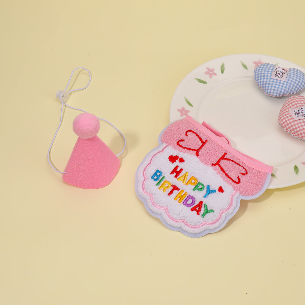 Pet Birthday Dress-Up Accessories - S275 (Pink)