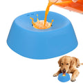 Dog Liquid Lick Bowl - Slow Feeder - Lick Bowl (Blue)