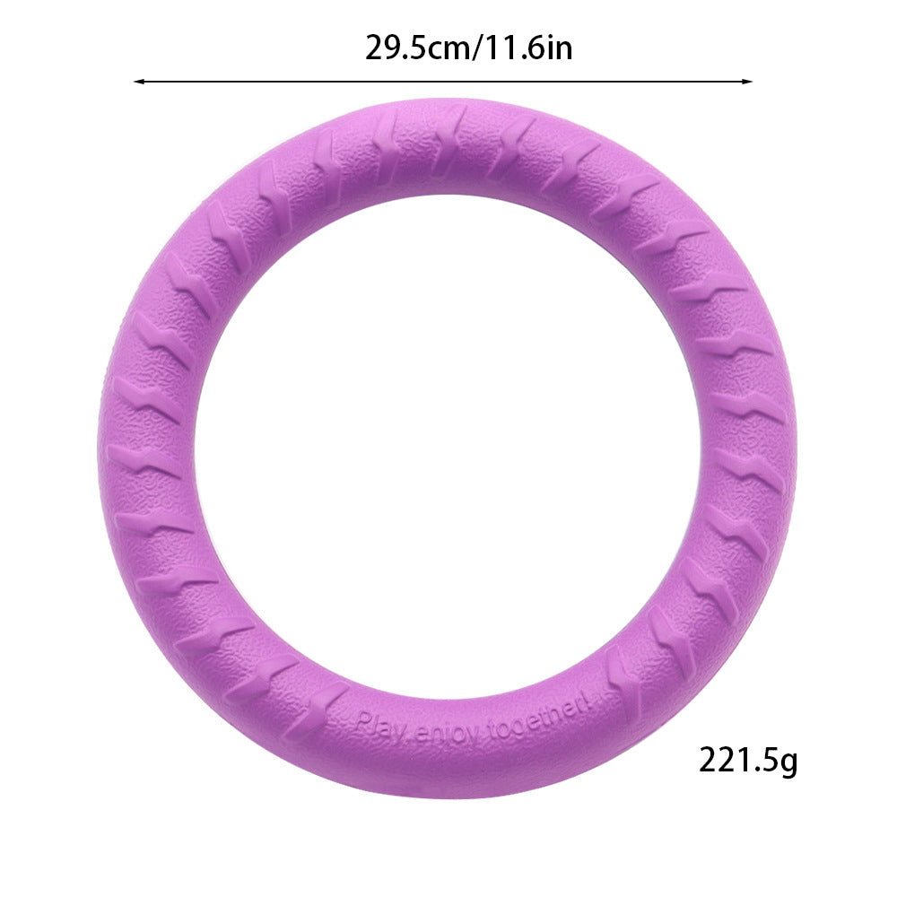 EVA Dog Balls, Rings and Fetch Toys - Large Purple Ring - 29.5 cm - 221.5 g