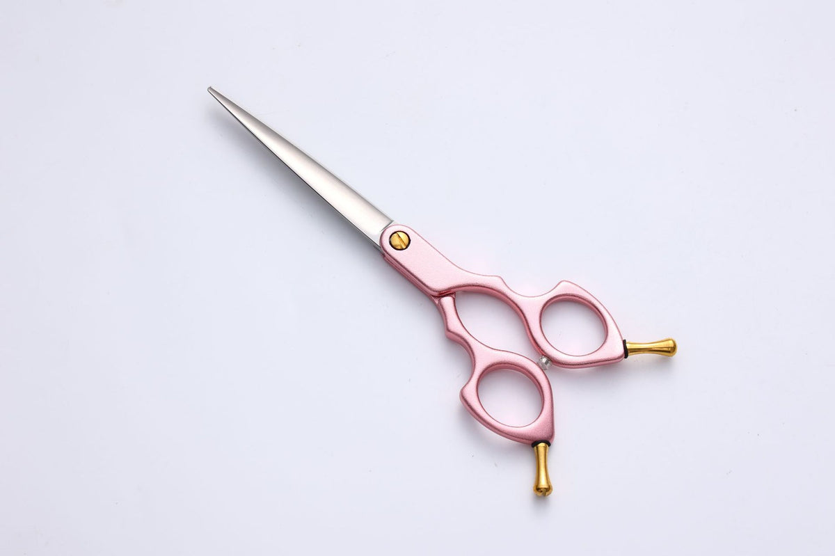 440C Stainless Steel Pet Grooming Shears & Sets - H022Pink Straight Shears