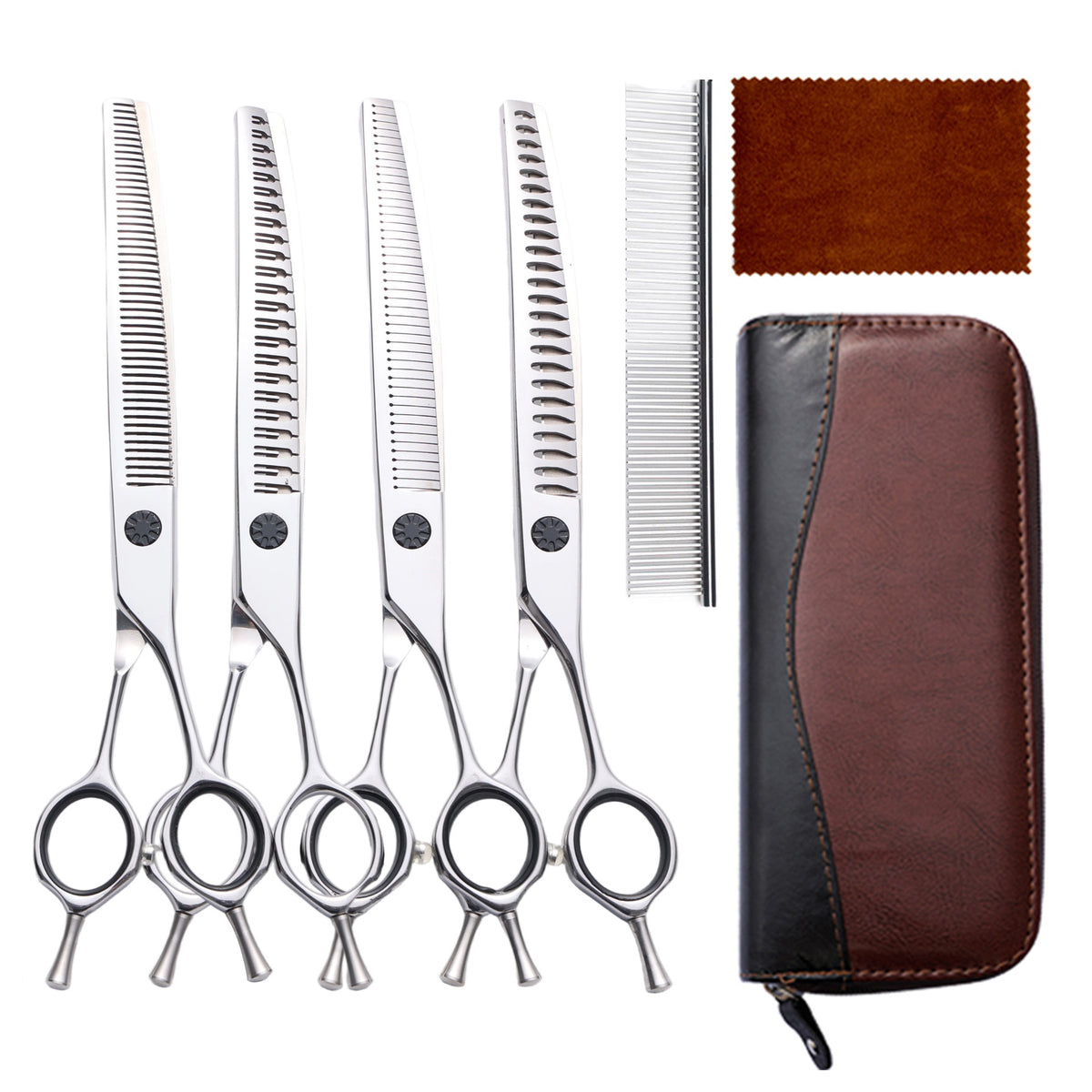 440C Stainless Steel Pet Grooming Shears & Sets - H003 Set