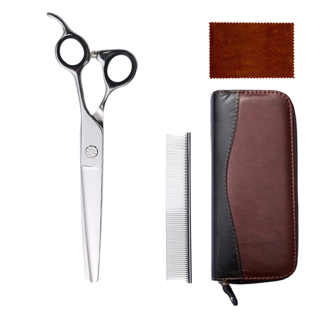 440C Stainless Steel Pet Grooming Shears & Sets - H018 Set