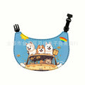 Rounded Cartoon Pet Bibs - Dog Outing