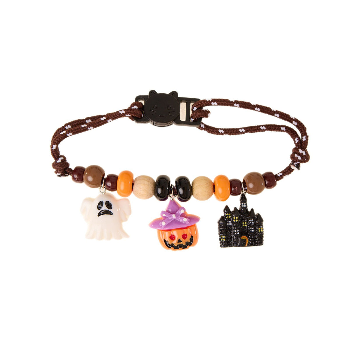 Adjustable Halloween Pet Necklace – Finished or DIY Kit - Finished Necklace / Adjustable 23–35 cm