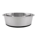 Stainless Steel Pet Bowls with Non-Slip Base - Black (Partial Non-Slip Base)