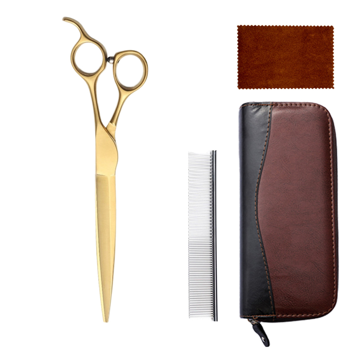440C Stainless Steel Pet Grooming Shears & Sets - H016 Set