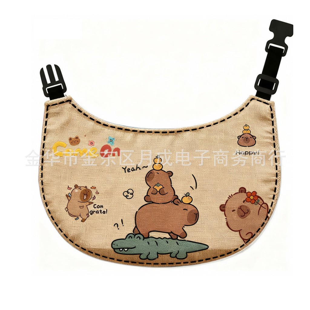Rounded Cartoon Pet Bibs - Cute Guinea Pig
