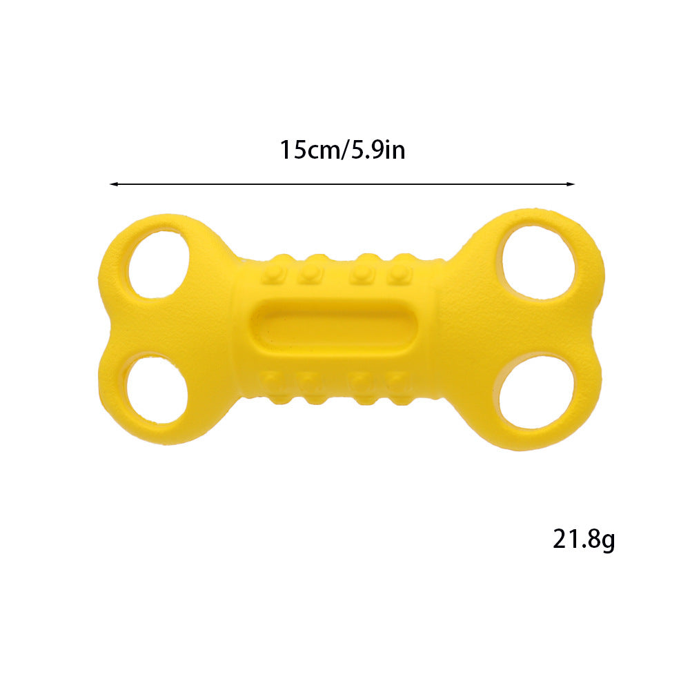 EVA Dog Balls, Rings and Fetch Toys - Four-Hole Bone