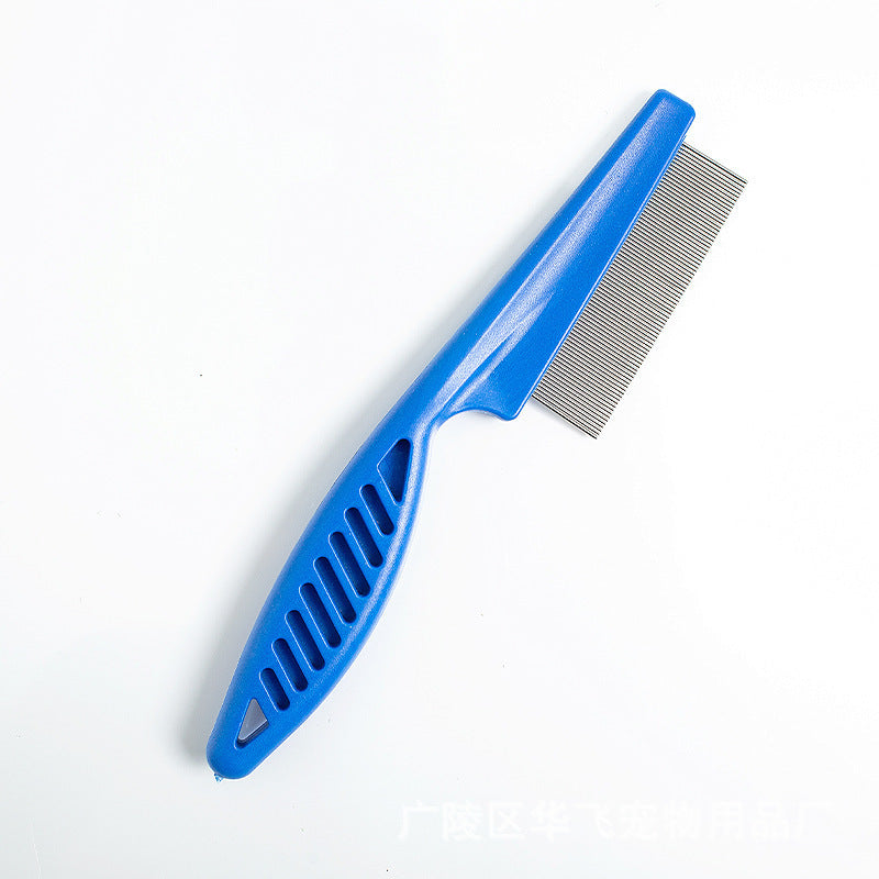Pet Grooming Combs & Dematting Tools - SmallBlue / Flea Comb