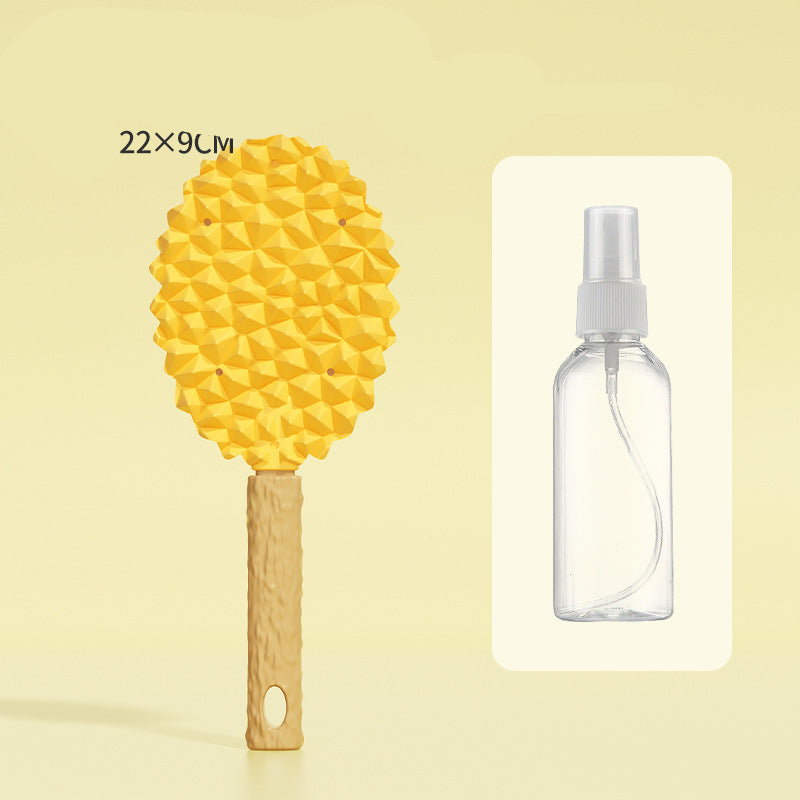 Durian-Style Cat Massage Brush & Cat Grass Spray Options - Durian Massage Brush (Yellow) + Cat Grass Spray (60ml)