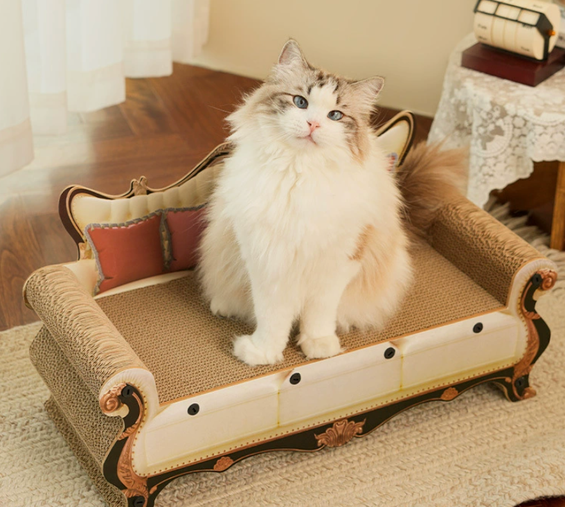 猫用カウチ型爪とぎ - 段ボール製