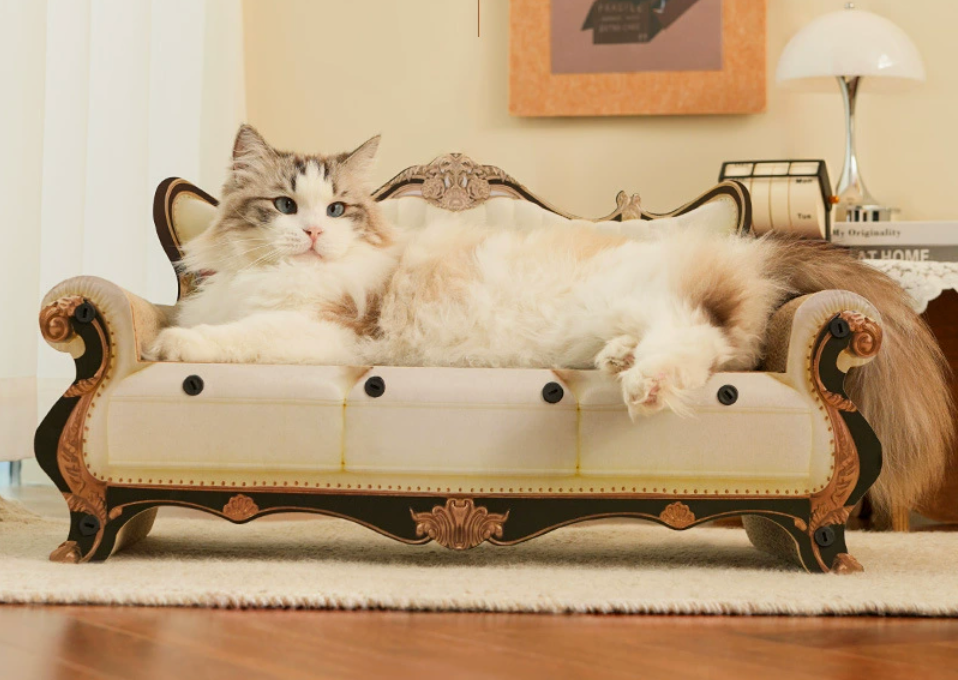 猫用カウチ型爪とぎ - 段ボール製