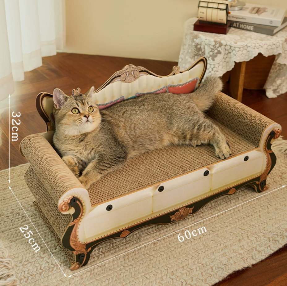猫用カウチ型爪とぎ - 段ボール製