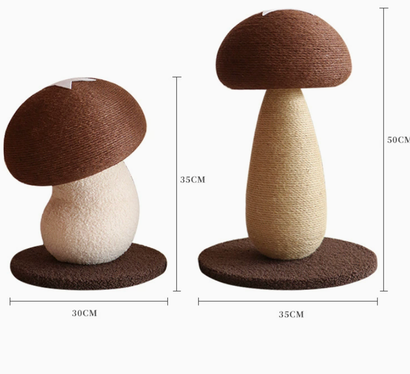 Mushroom Cat Scratching Post