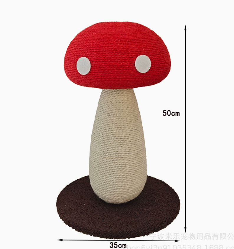 Mushroom Cat Scratching Post