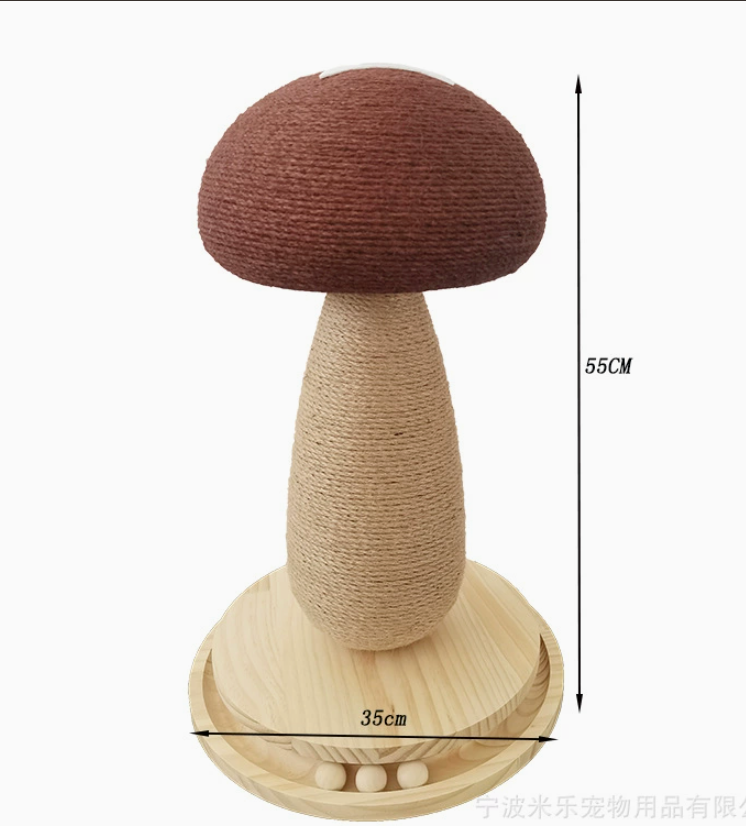 Mushroom Cat Scratching Post