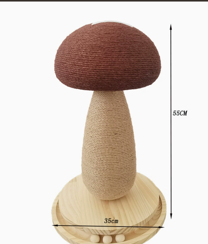 Mushroom Cat Scratching Post