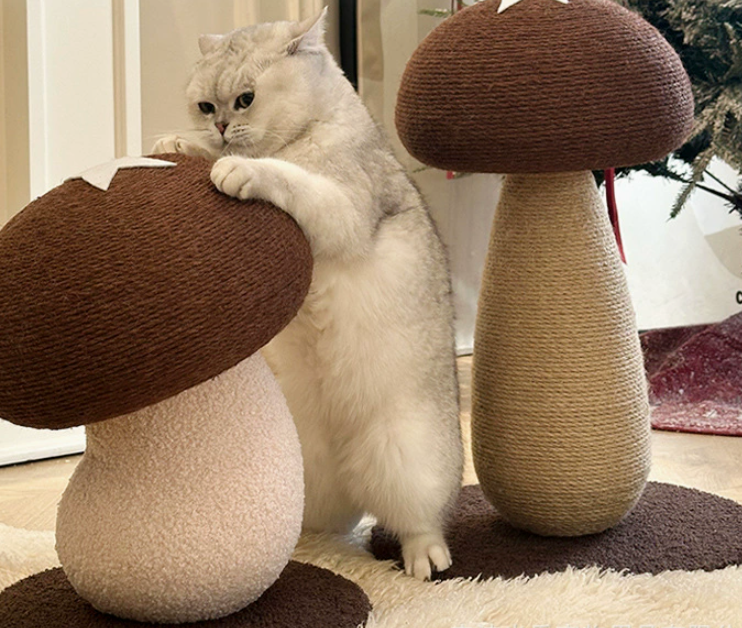 Mushroom Cat Scratching Post