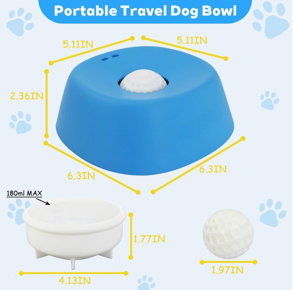 Calming Silicone Lick Bowl & Slow Feeder for Dogs