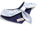 Serene Blue Ruffled Pet Bib & Drool Bandana