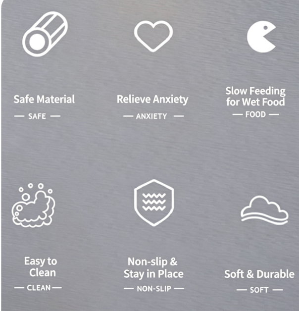 Whale Calming Silicone Lick Mat with Strong Suction Cups