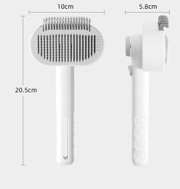 Dual-Sided Precision Undercoat Deshedding & Dematting Rake