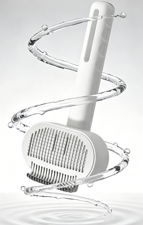 Dual-Sided Precision Undercoat Deshedding & Dematting Rake