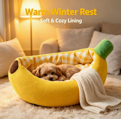 Banana Pet Bed