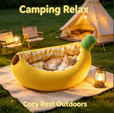Banana Pet Bed