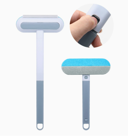 Long-Handle Pet Hair Removal Brush